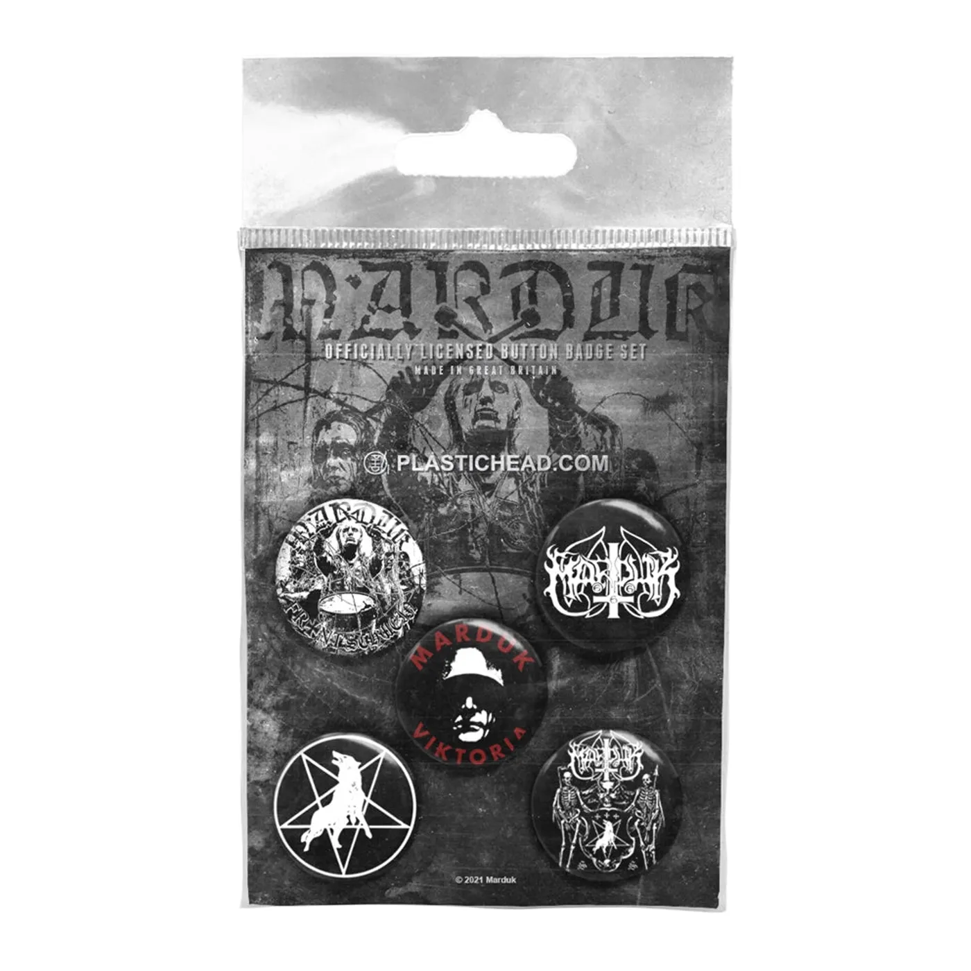 Marduk Badge Pack - Marduk Button Badge Set