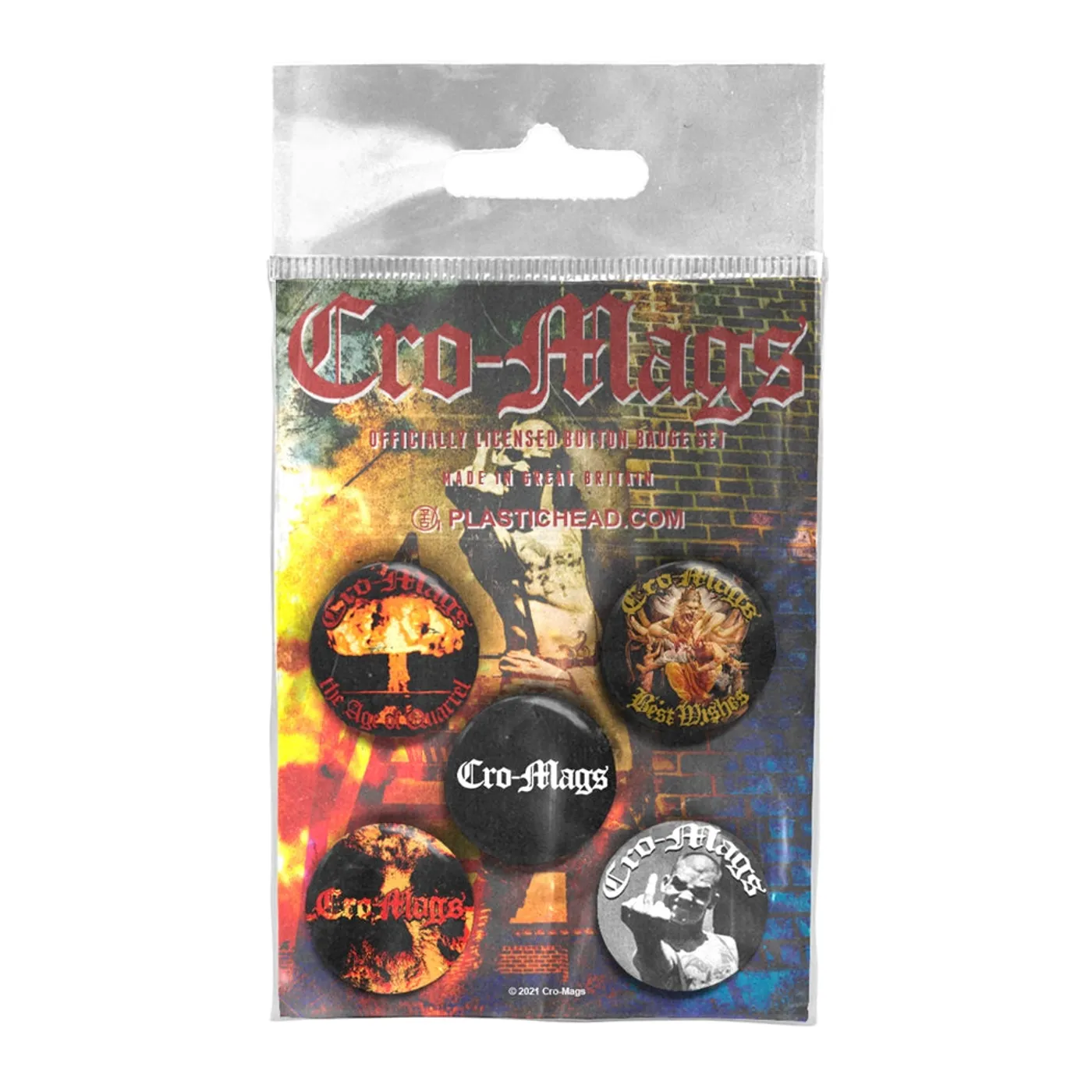 Cro-Mags Badge Pack - Cro-Mags Button Badge Set