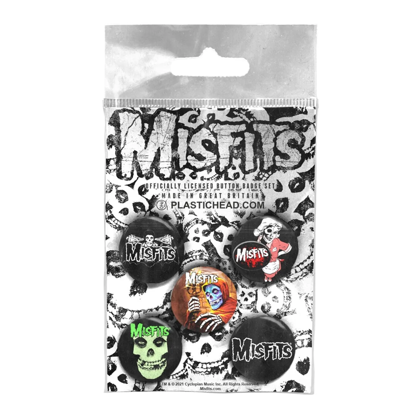 Misfits Badge Pack - Misfits Button Badge Set