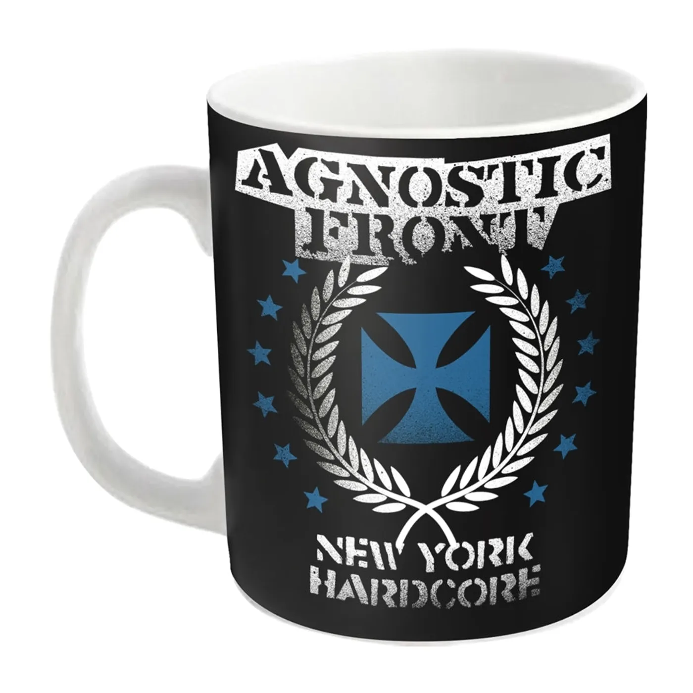 Agnostic Front Mug - Blue Iron Cross