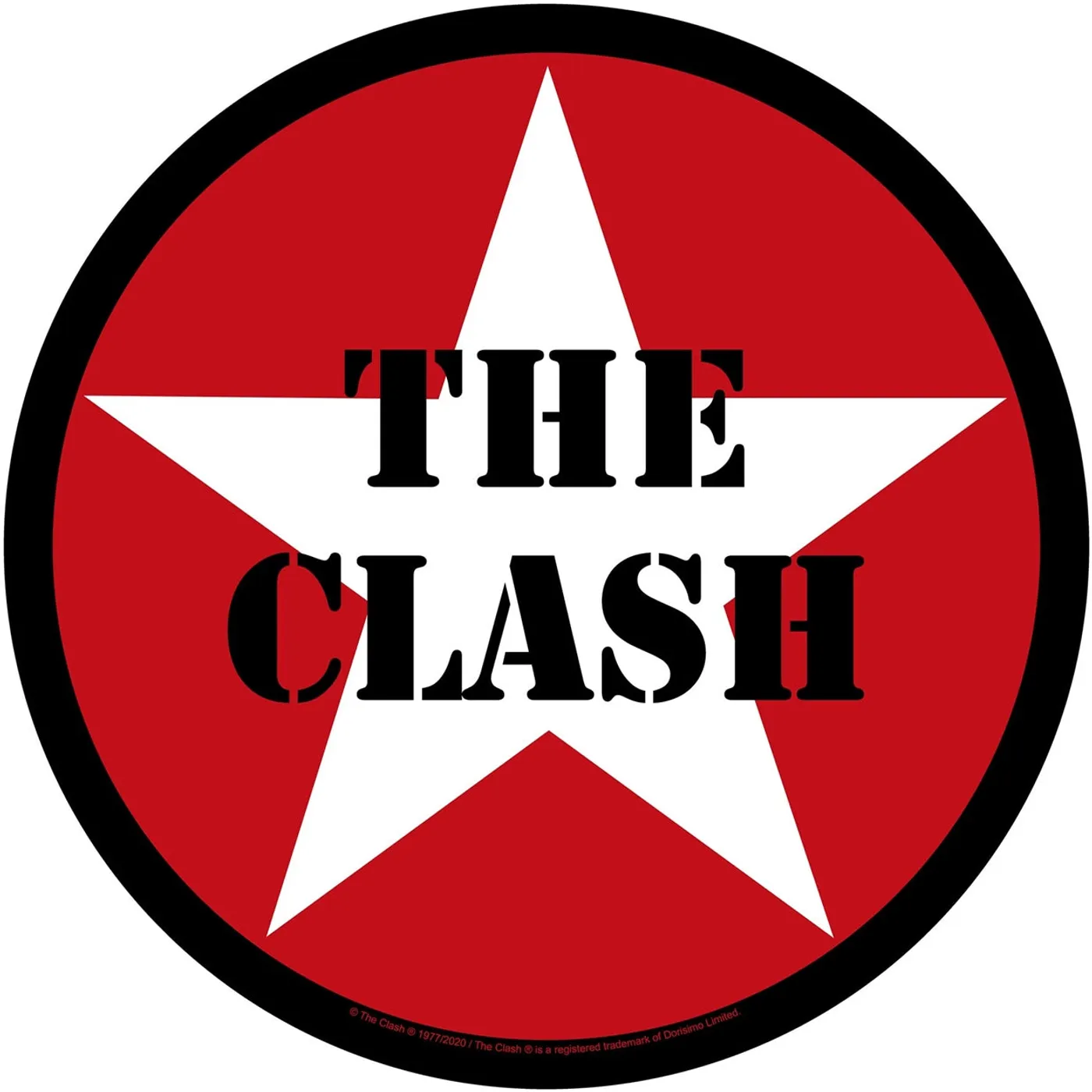 The Clash Back Patch - Star Logo (Backpatch)