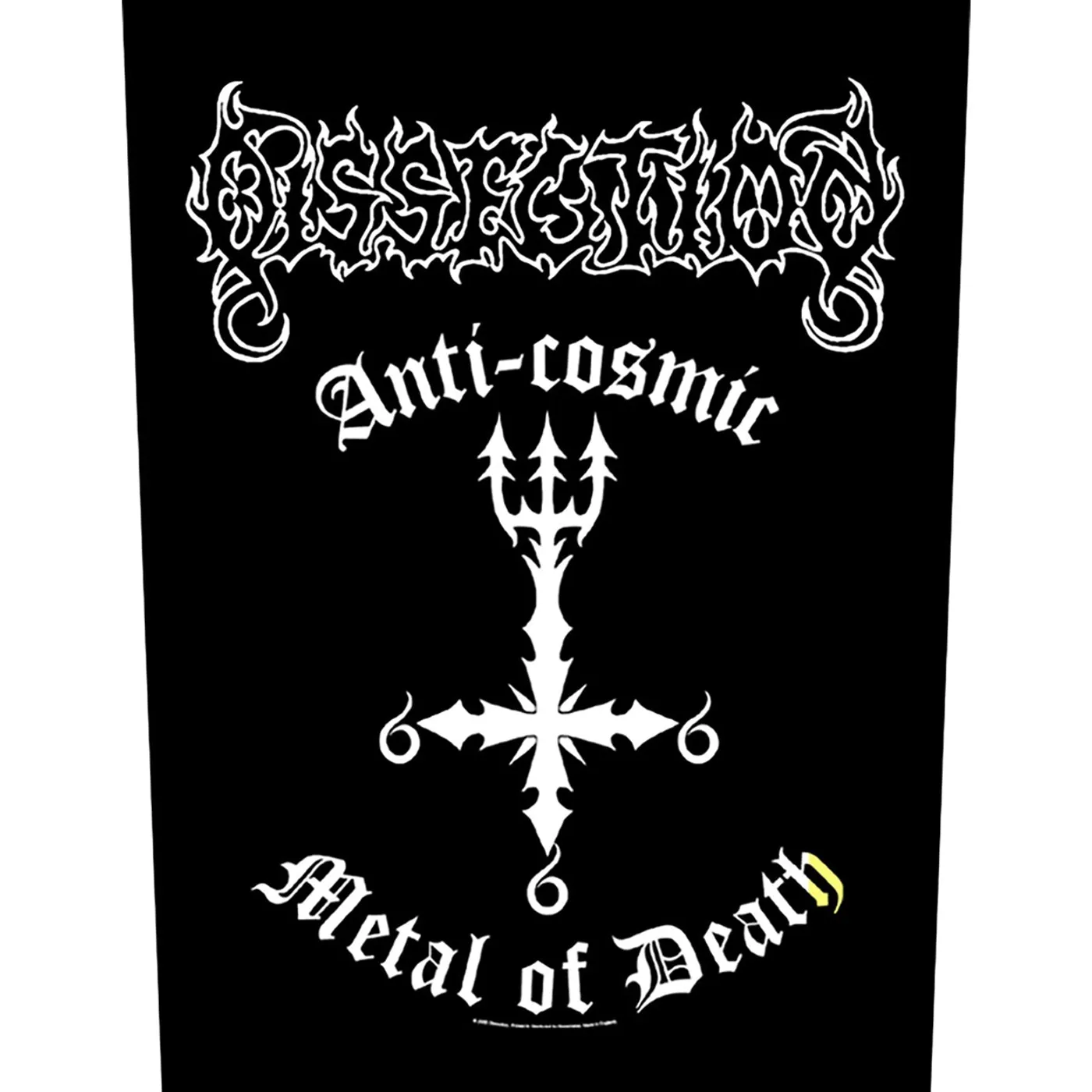 Dissection Back Patch - Anti-Cosmic Metal Of Death (Backpatch)