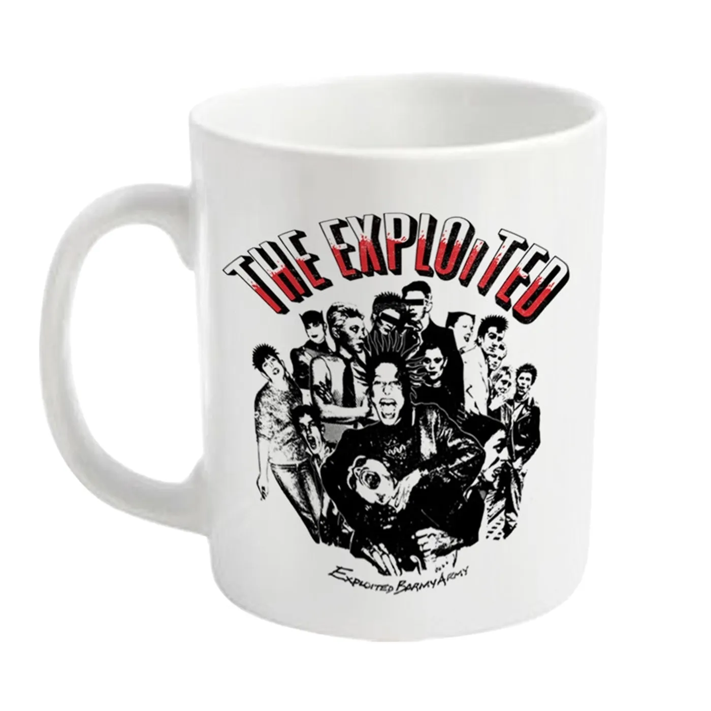 The Exploited Mug - Barmy Army (White)