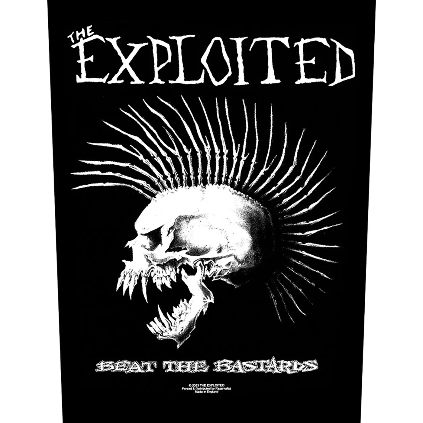 The Exploited Back Patch - Beat The Bastards (Backpatch)