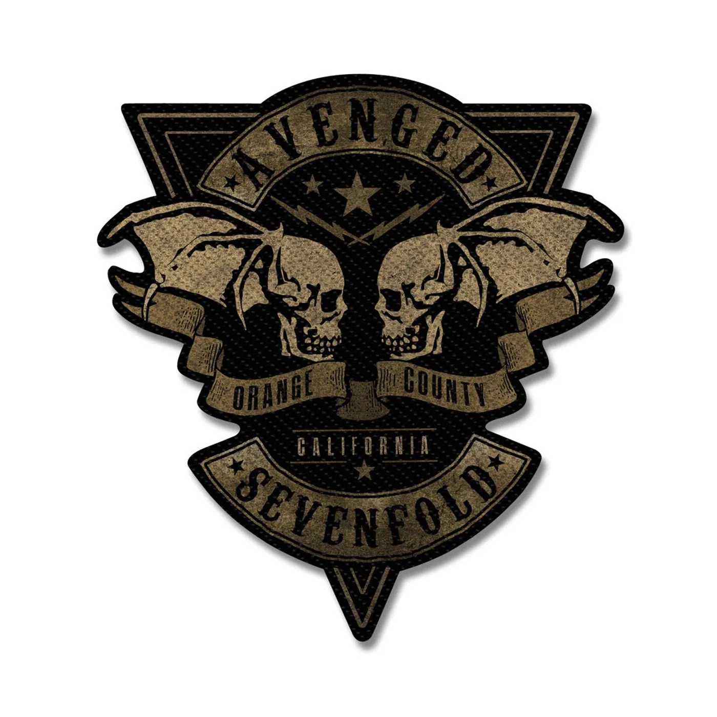 Avenged Sevenfold Sew-On Patch - Orange County Cut Out