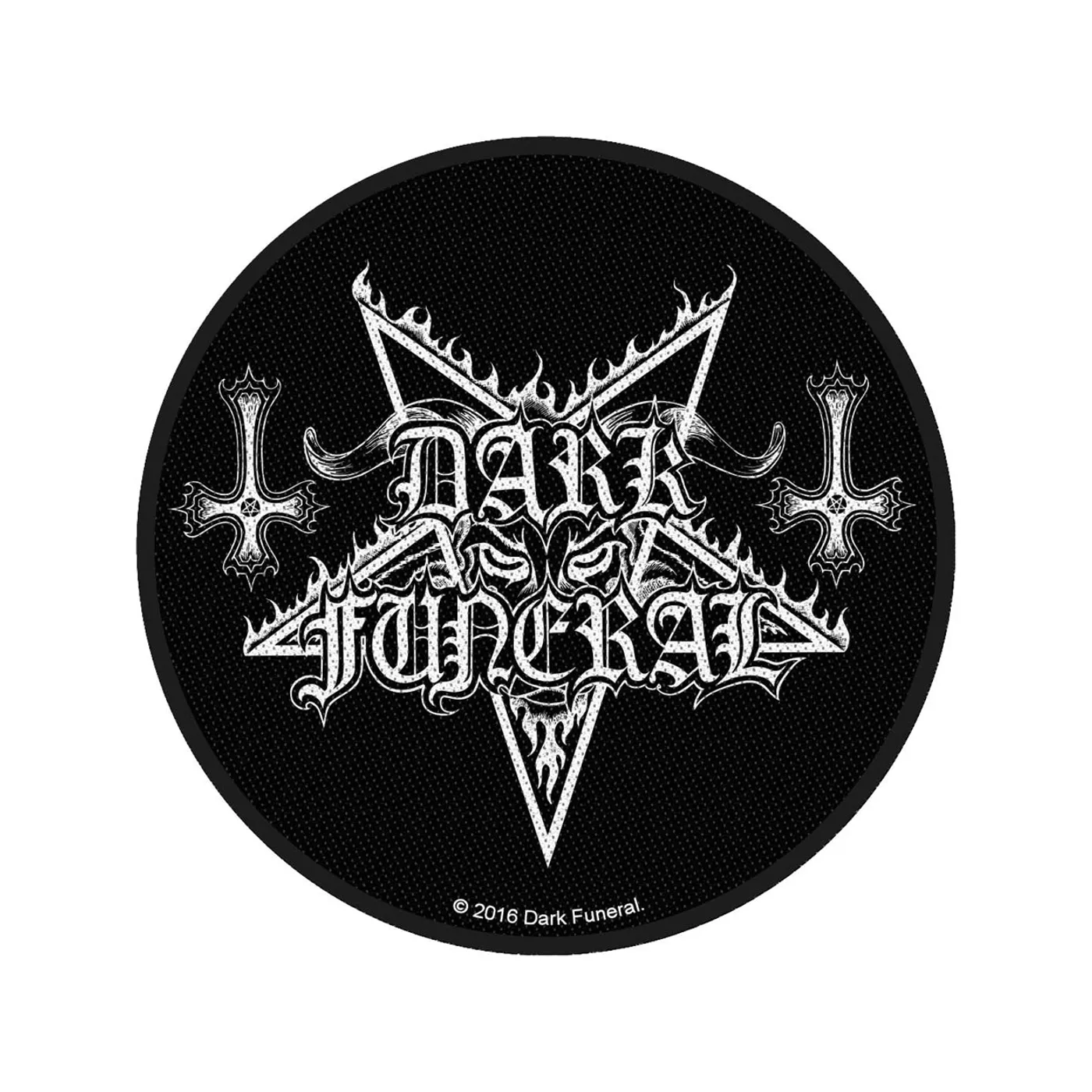 Dark Funeral Sew-On Patch - Circular Logo