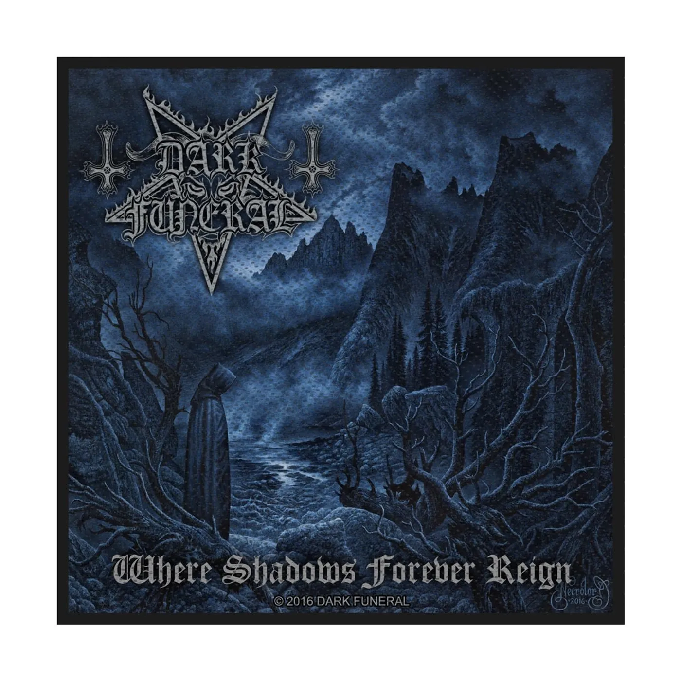 Dark Funeral Sew-On Patch - Where Shadows Forever Reign