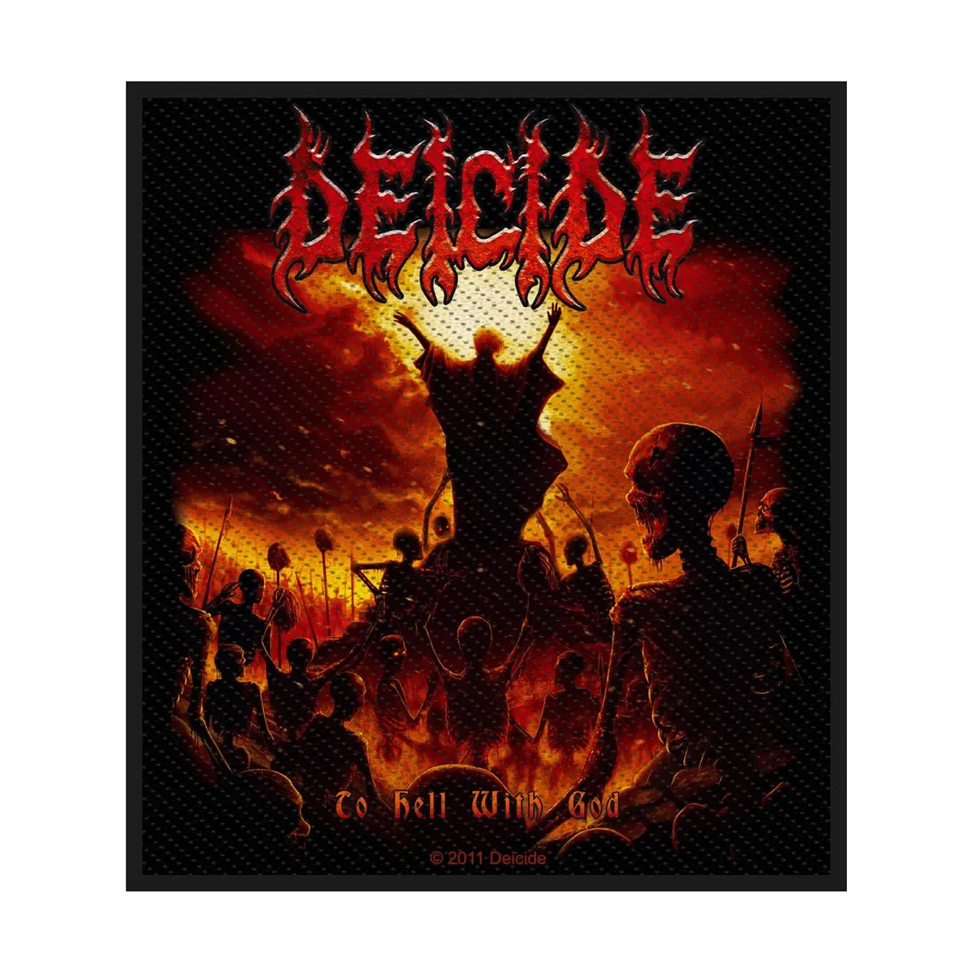Deicide Sew-On Patch - To Hell With God