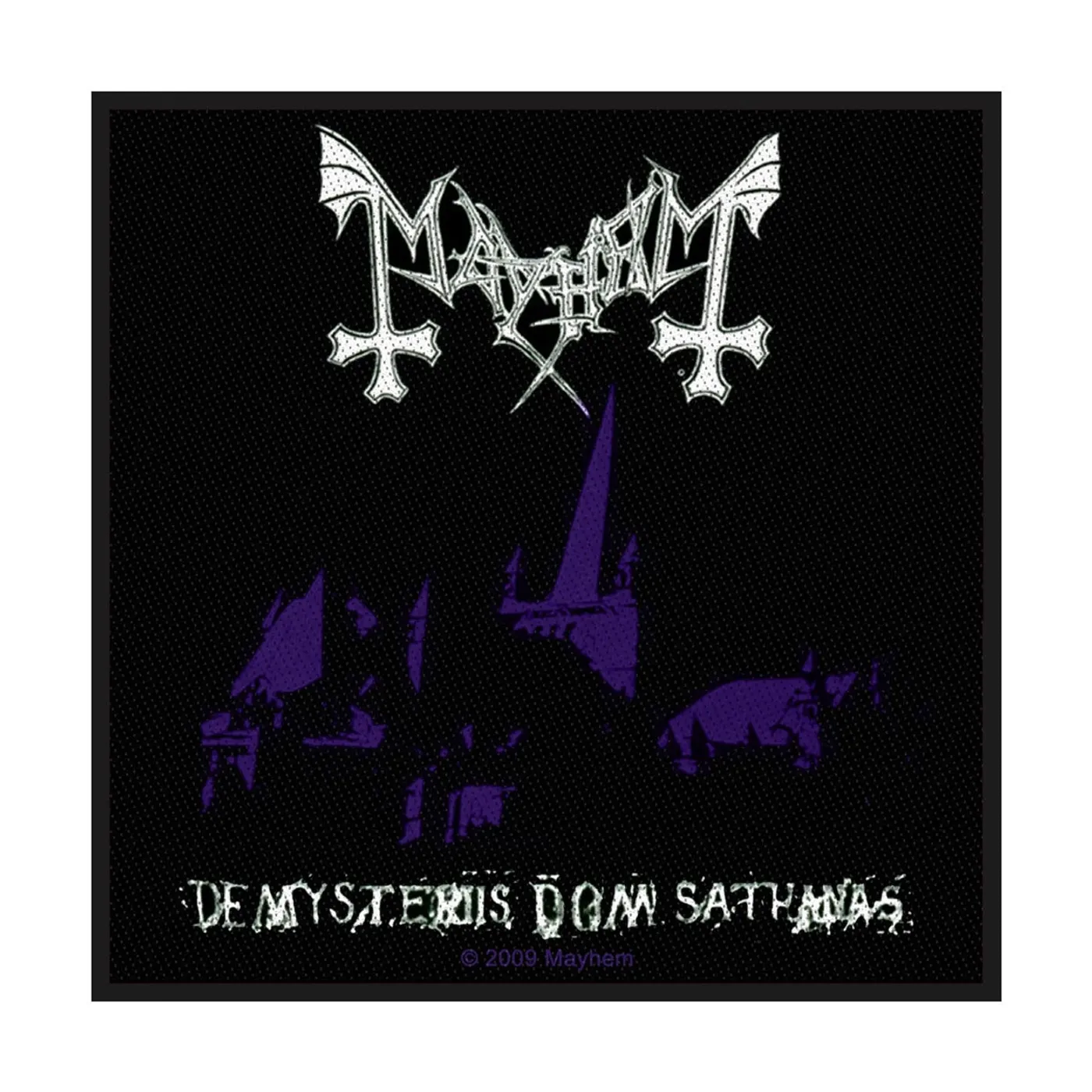 Mayhem Sew-On Patch - De Mysteriis Dom Sathanas