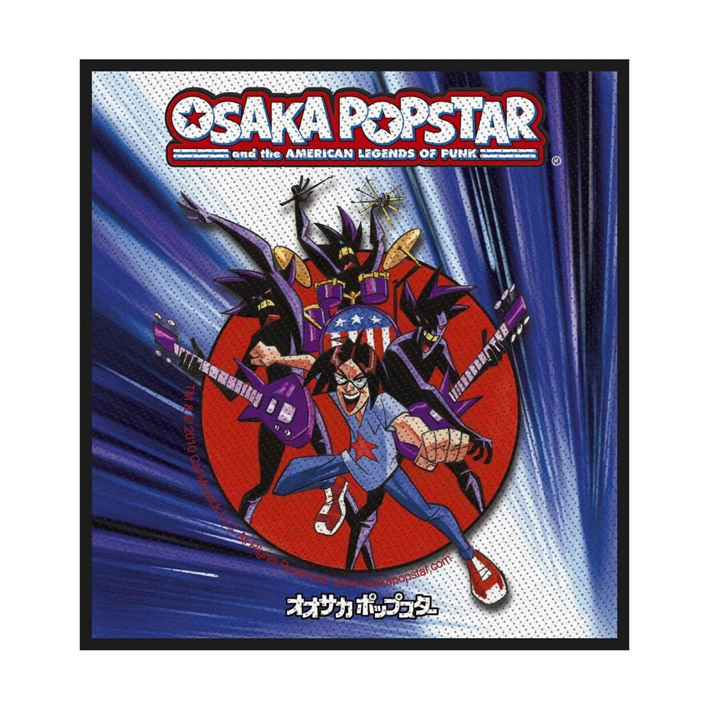 Osaka Popstar Sew-On Patch - American Legends Of Punk (Patch)
