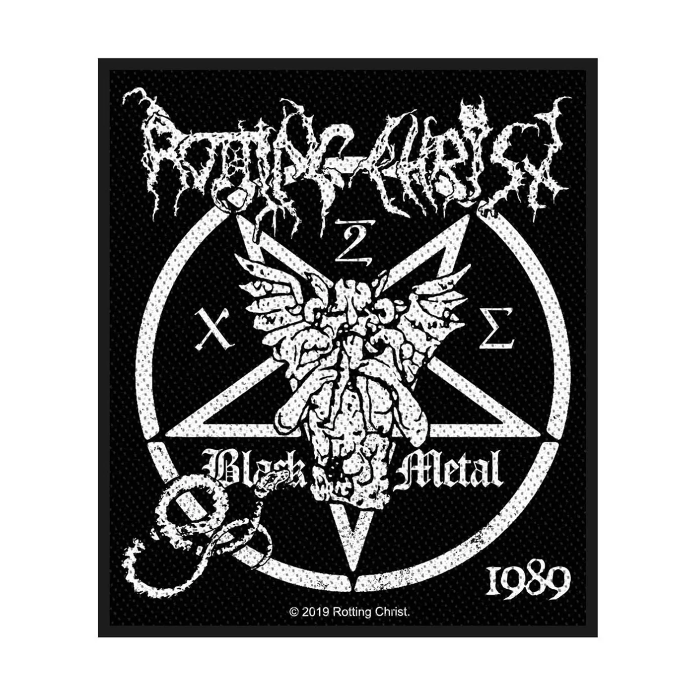 Rotting Christ Sew-On Patch - Black Metal