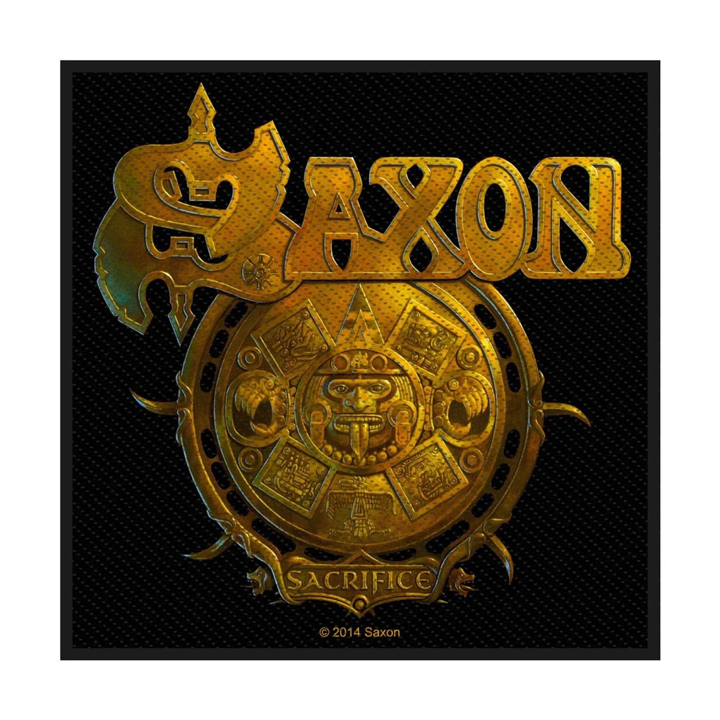 Saxon Sew-On Patch - Sacrifice
