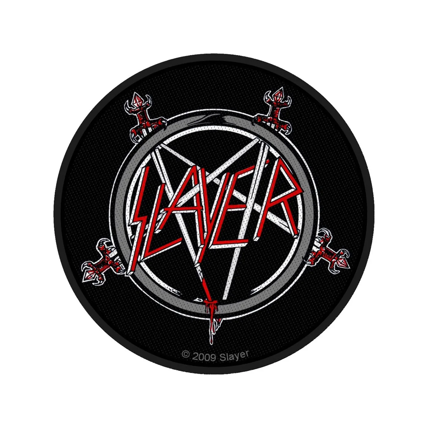 Slayer Sew-On Patch - Pentagram