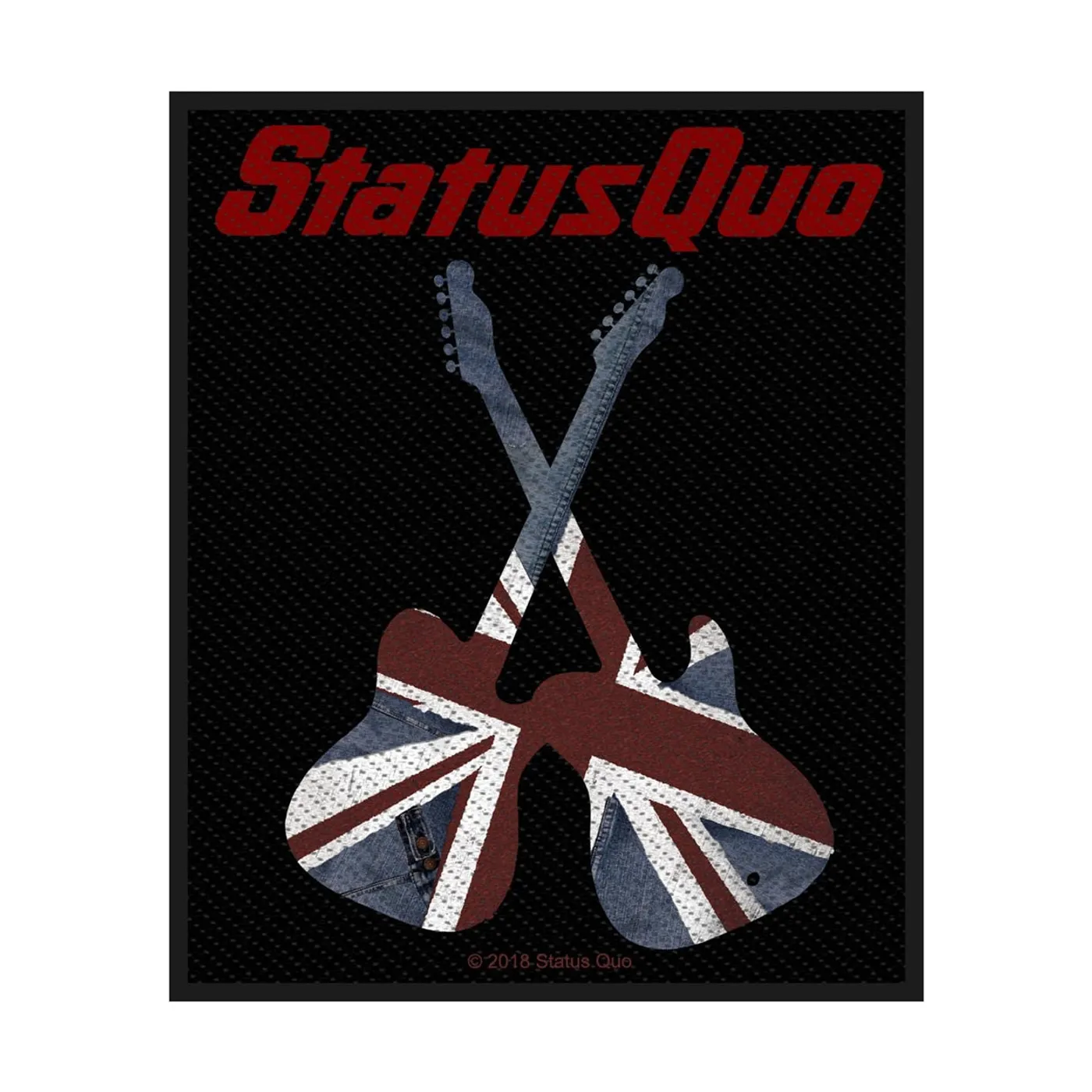 Status Quo Sew-On Patch - Guitars