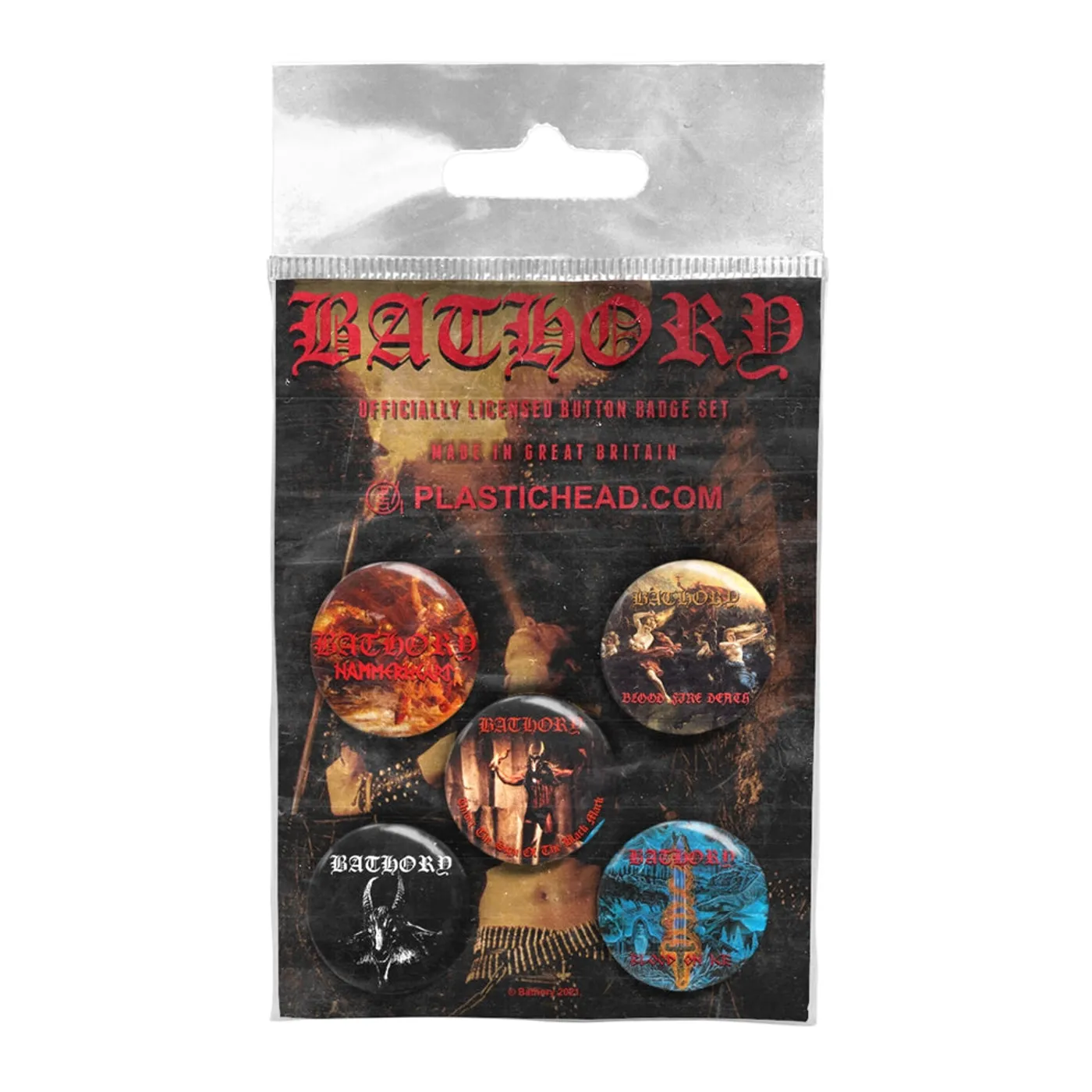 Bathory Badge Pack - Bathory Button Badge Set