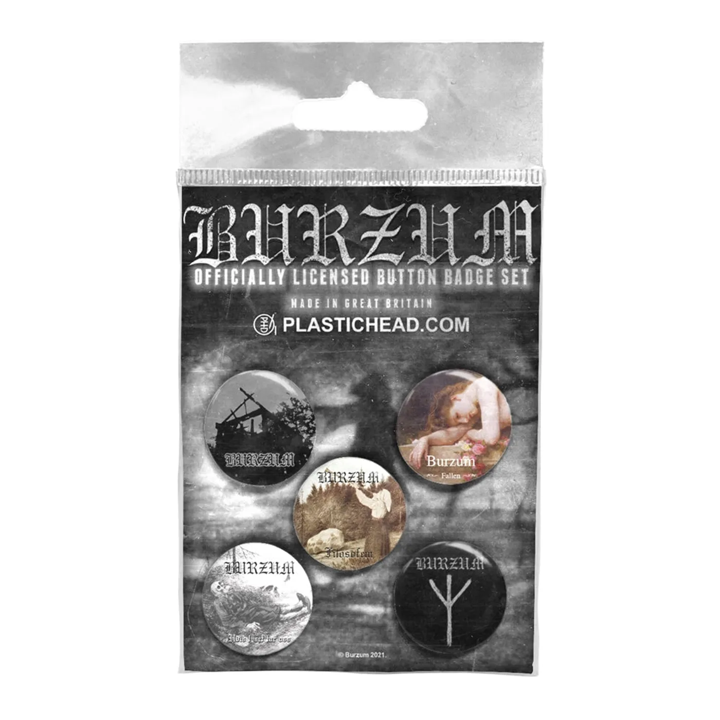 Burzum Badge Pack - Burzum Button Badge Set 1