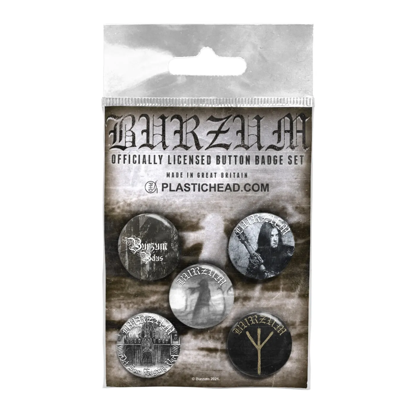 Burzum Badge Pack - Burzum Button Badge Set 2