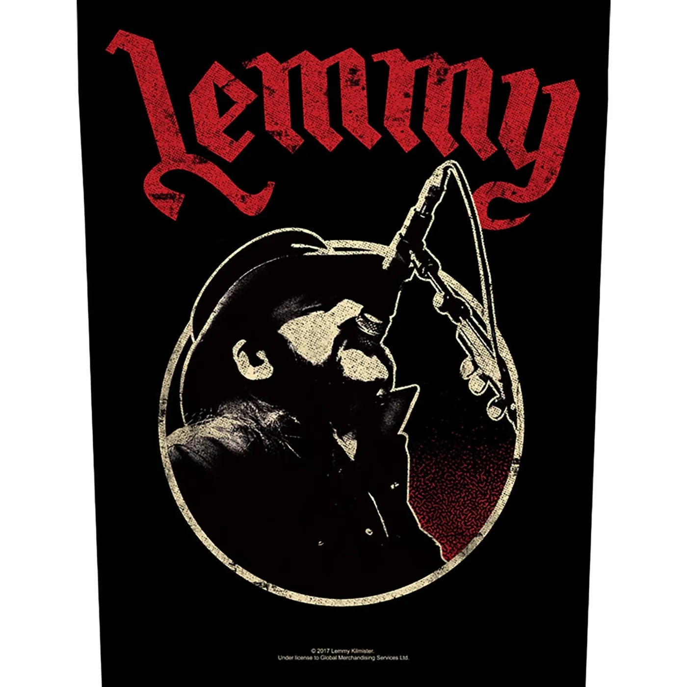 Lemmy Back Patch - Microphone (Backpatch)