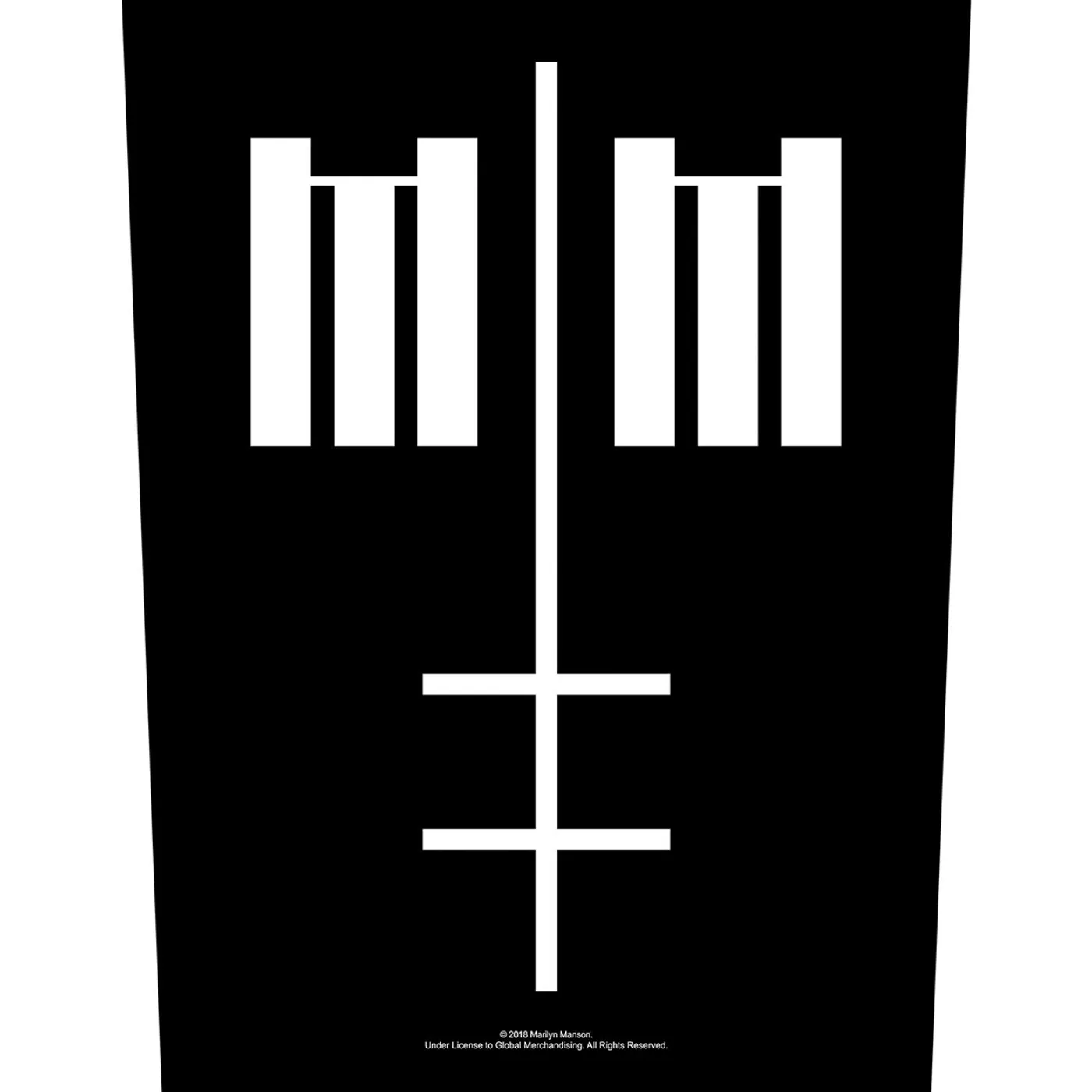 Marilyn Manson Back Patch - Cross Logo (Backpatch)