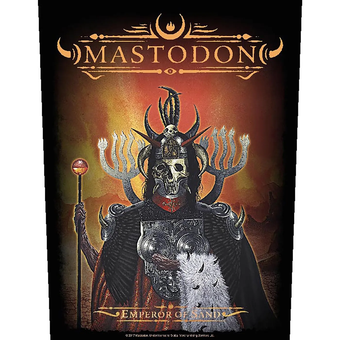 Mastodon Back Patch - Emperor Of Sand (Backpatch)