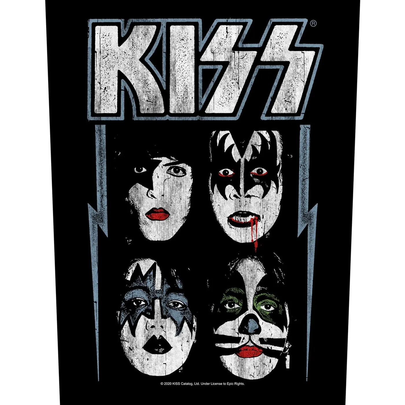 Kiss Back Patch - Faces (Backpatch)