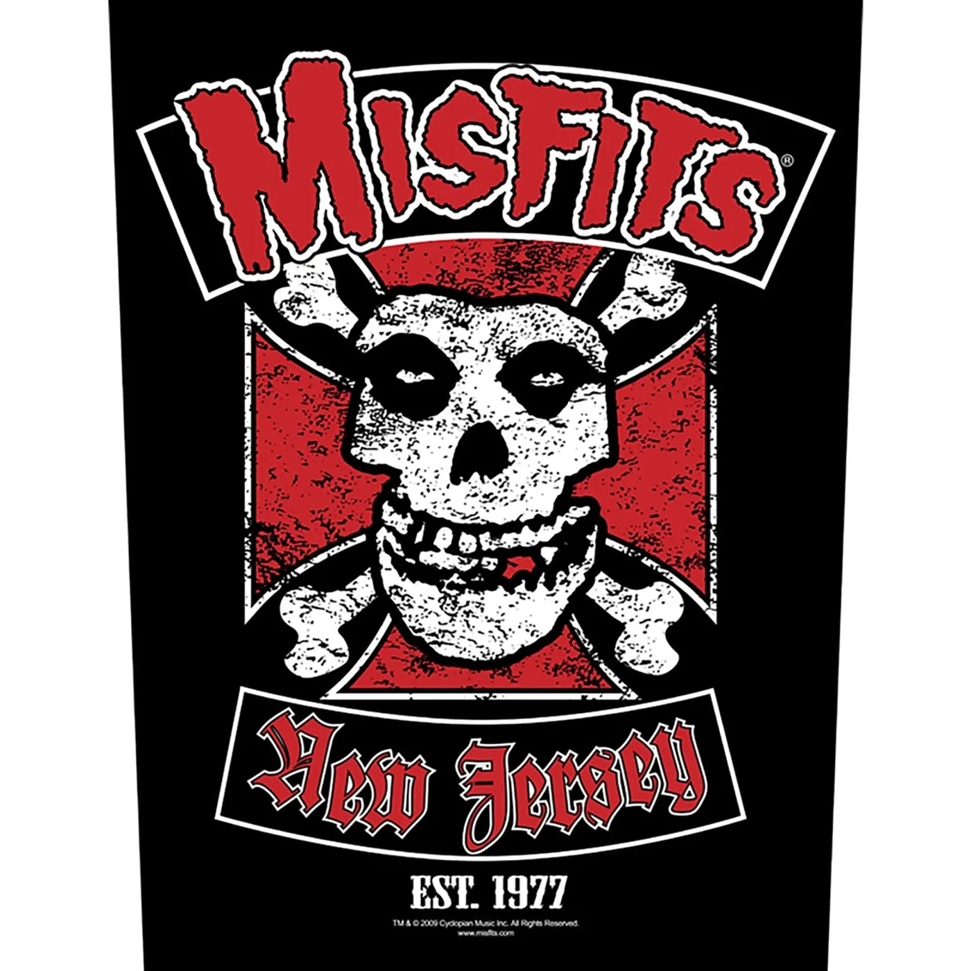 Misfits Back Patch - Biker (Backpatch)