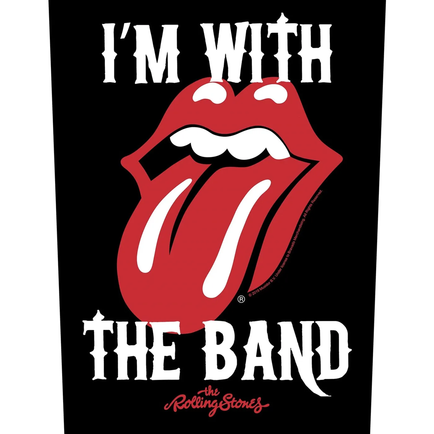 The Rolling StonesBack Patch - I'M With The Band (Backpatch)