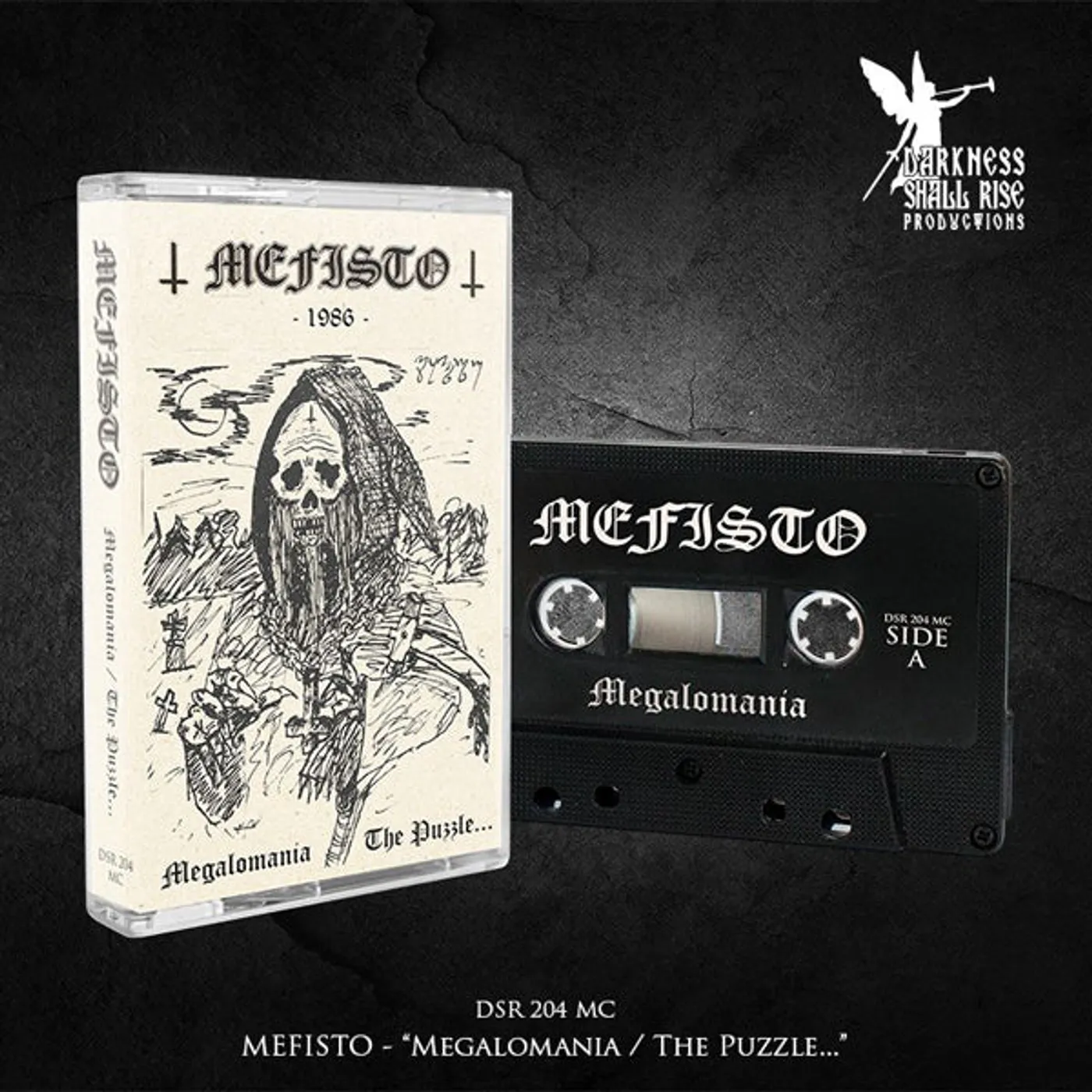 Mefisto Music Cassette - Megalomania / The Puzzle