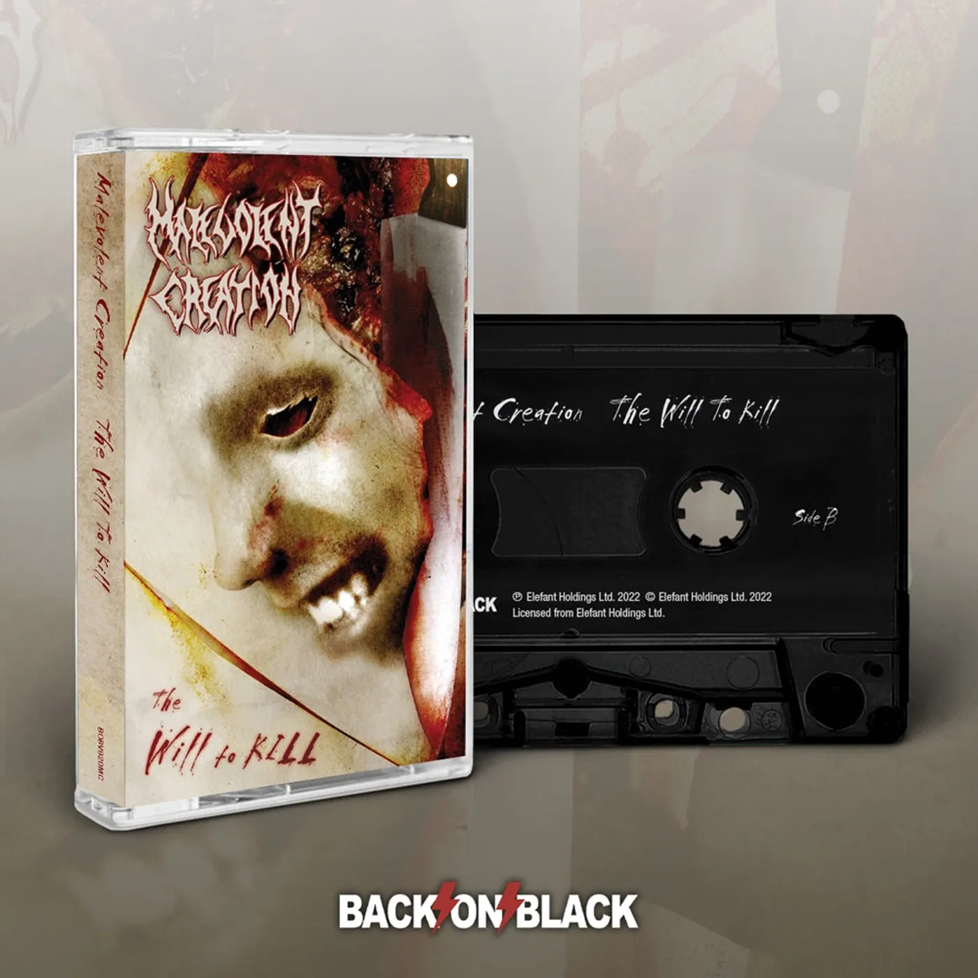 Malevolent Creation Music Cassette - The Will To Kill