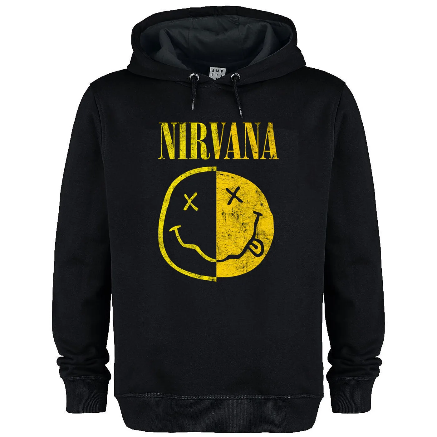 Nirvana Vintage Hoodie - Amplified Spliced Smiley