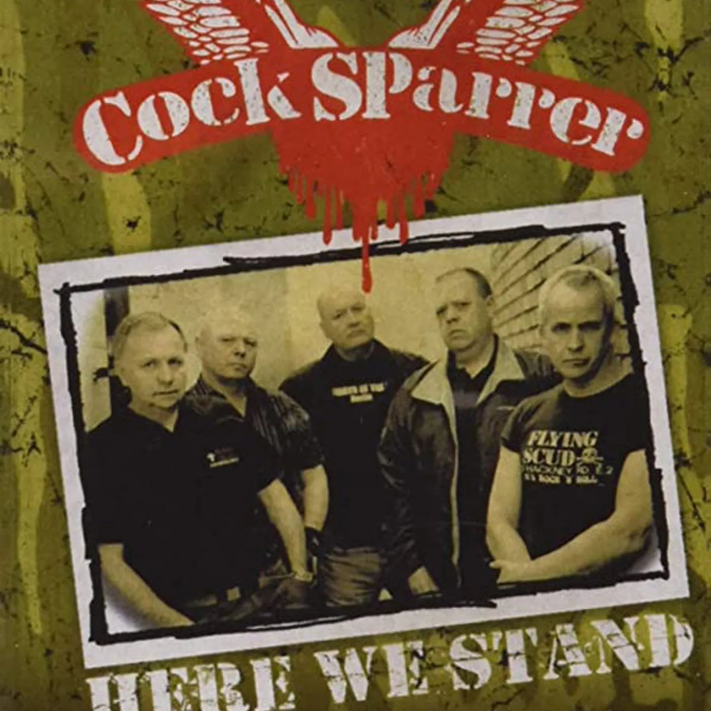 Cock Sparrer Music Cassette - Here We Stand