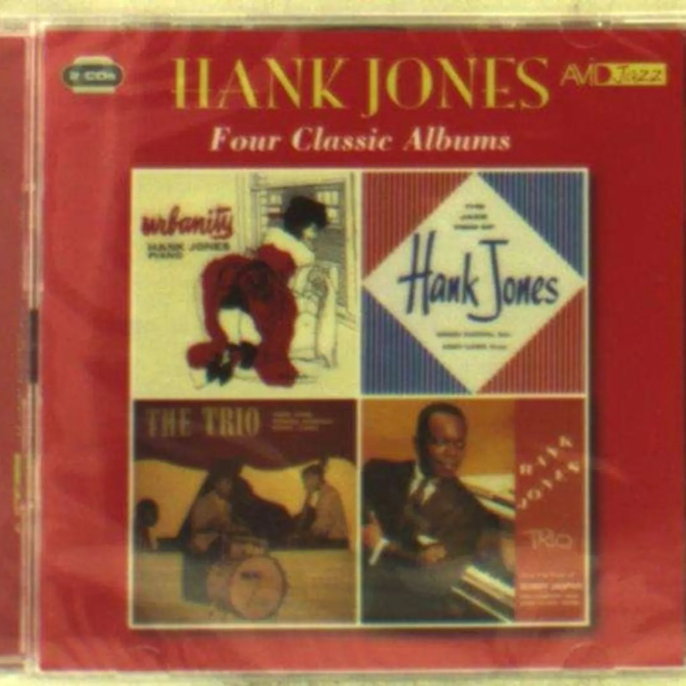 Hank Jones CD - Four Classic Albums (Urbanity / The Trio Of Hank Jones / The Trio With Guests / Trio - Plus The Flute Of Bobby Jaspar)