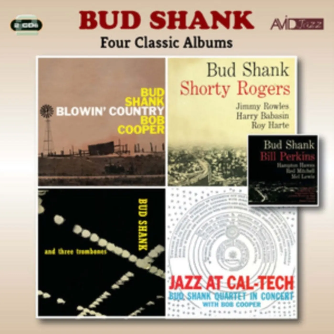 Bud Shank CD - Bud Shank  Four Classic Albums