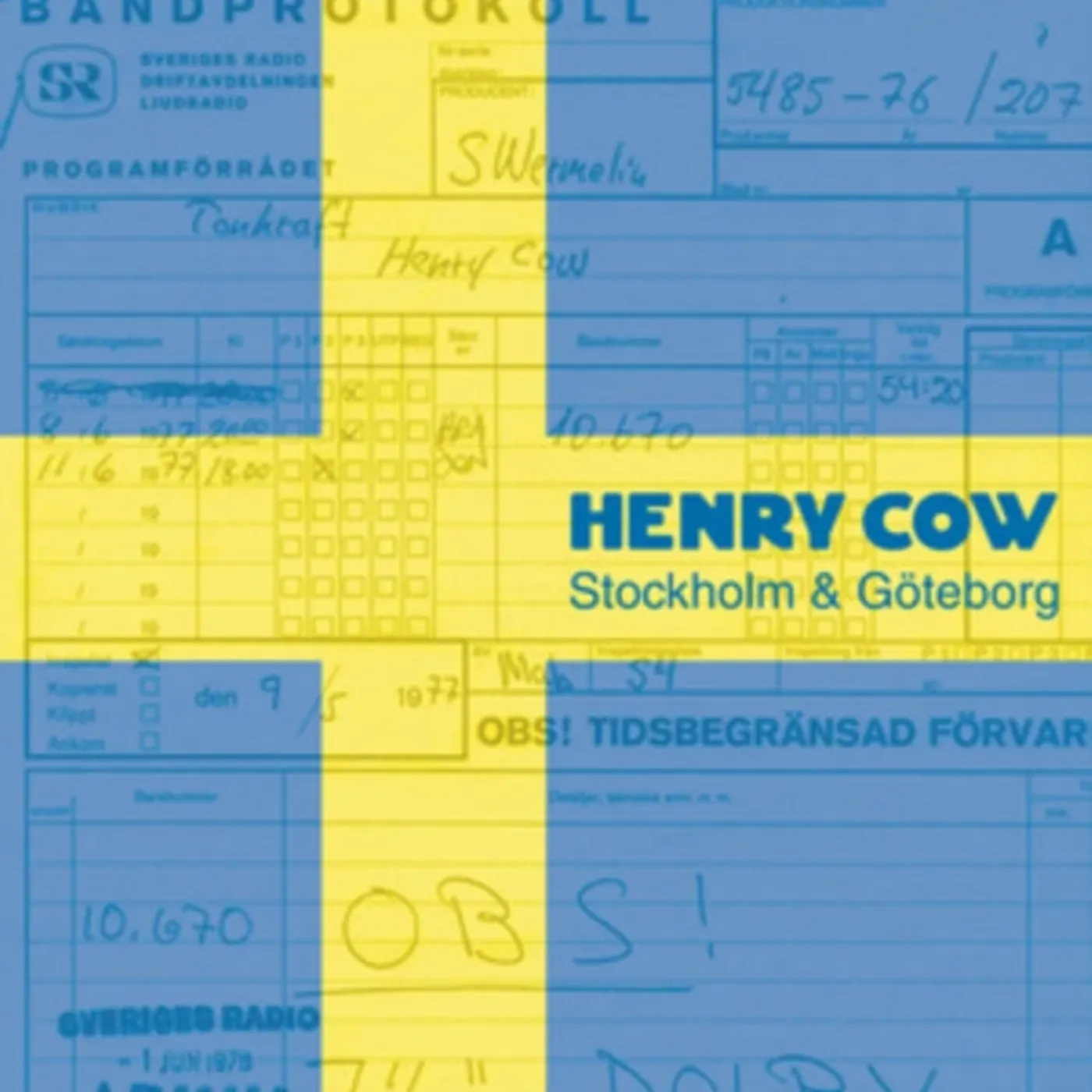 Henry Cow LP - Stockholm & Goteborg (Vinyl)