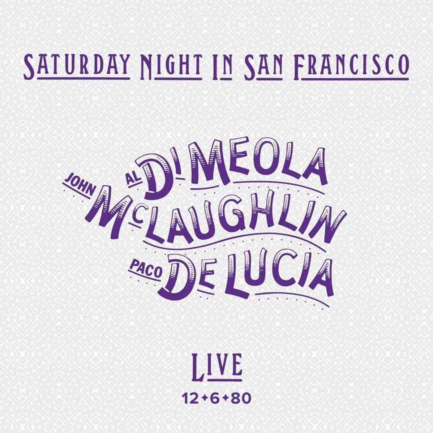  Di Meola Mclaughlin De Lucia LP - Saturday Night In San Francisc (Vinyl)