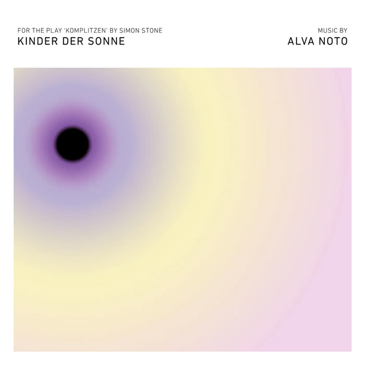 Alva Noto LP - Kinder Der Sonne (Vinyl)