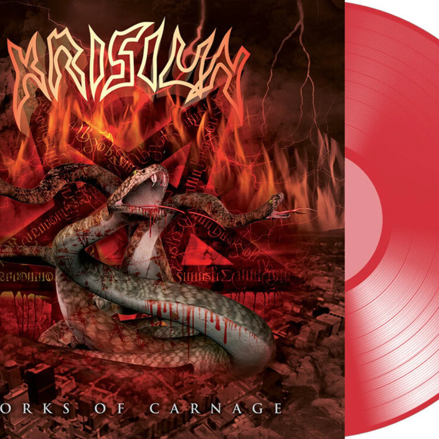 Krisiun LP - Works Of Carnage (Vinyl)