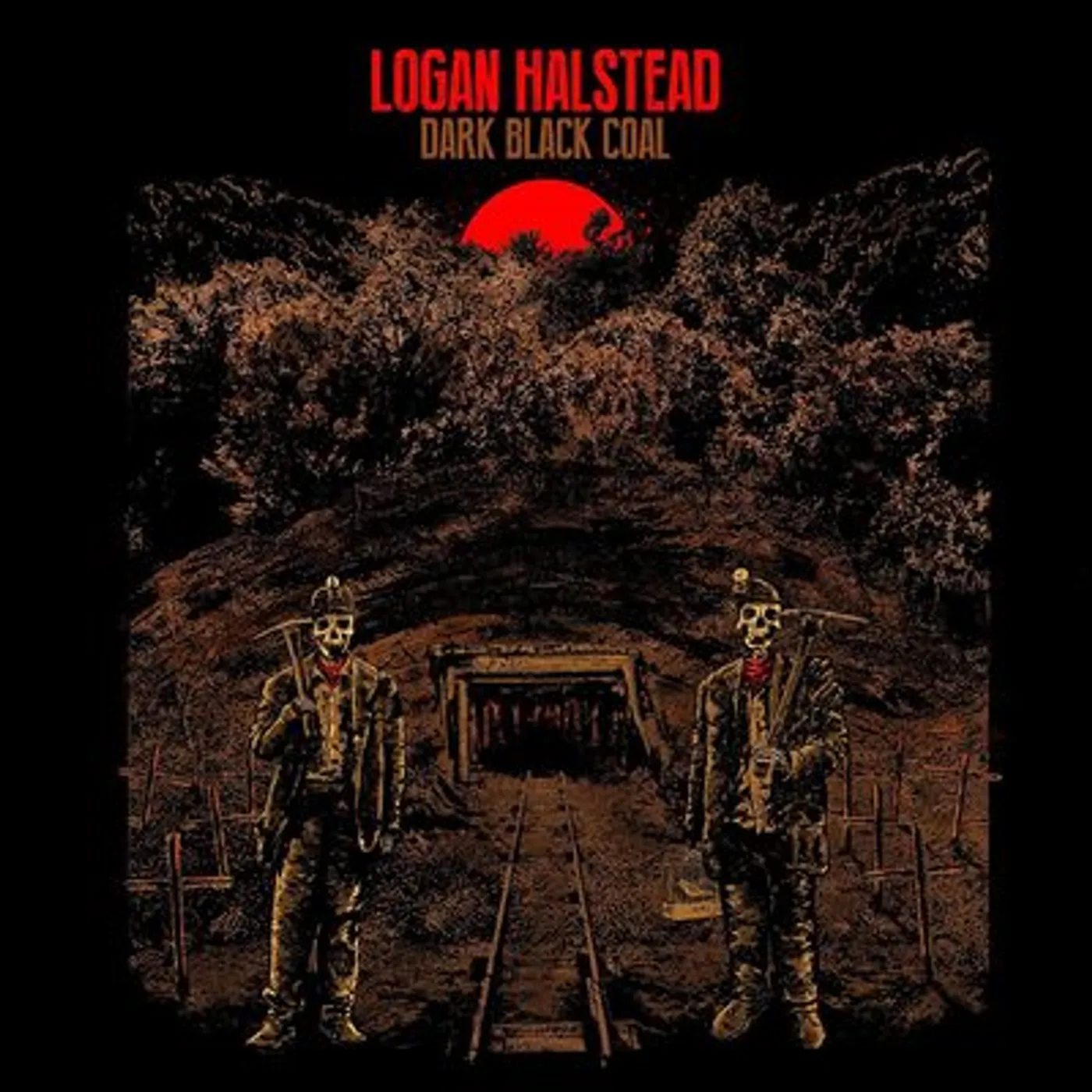 Logan Halstead LP - Dark Black Coal (Vinyl)