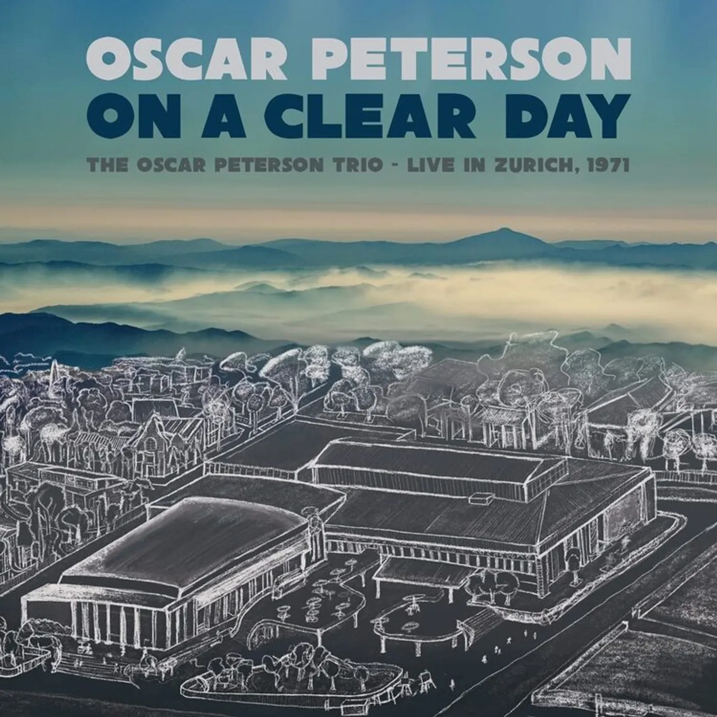 Oscar Peterson Trio LP - On A Clear Day - Live In Zuric (Vinyl)