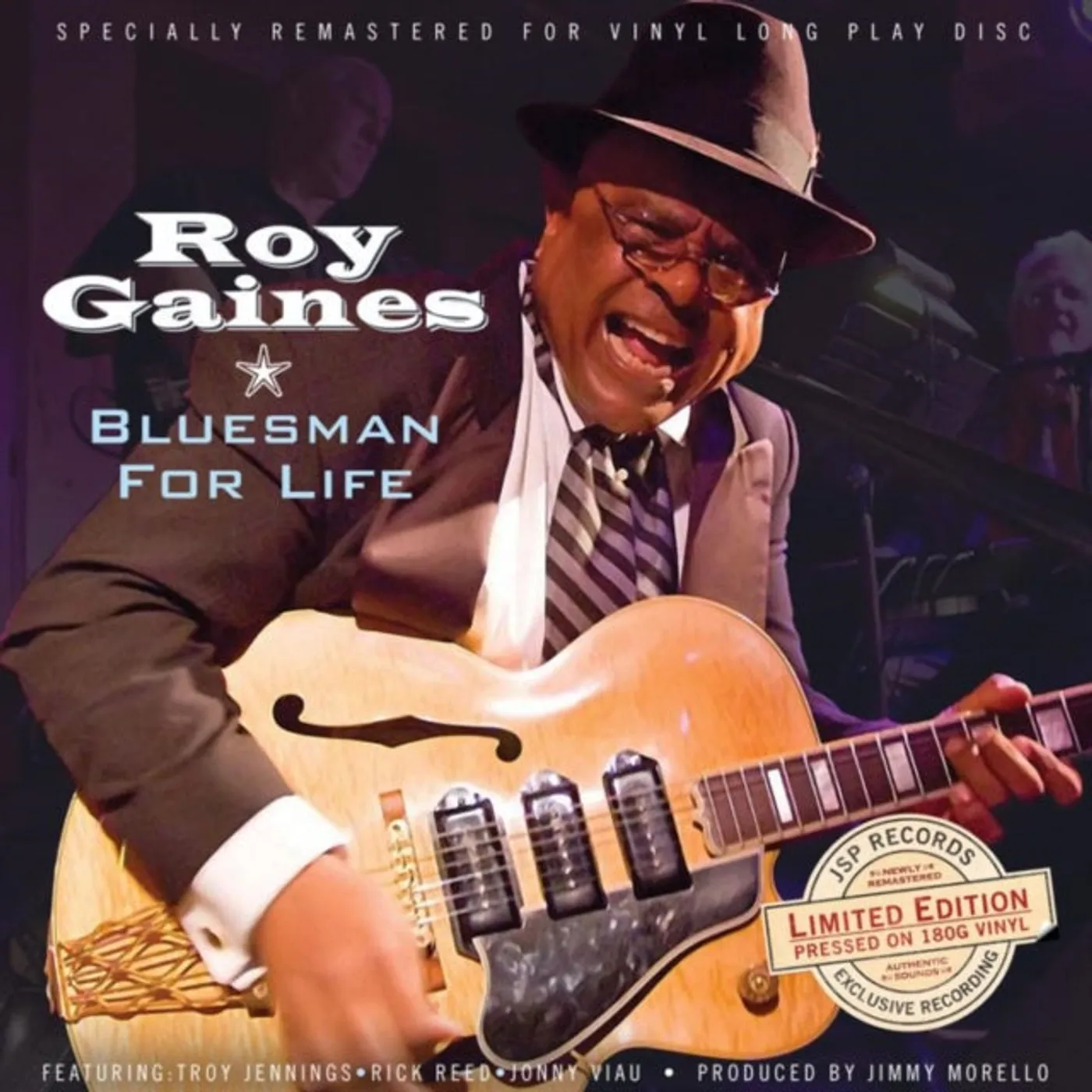 Roy Gaines LP - Bluesman For Life (Vinyl)
