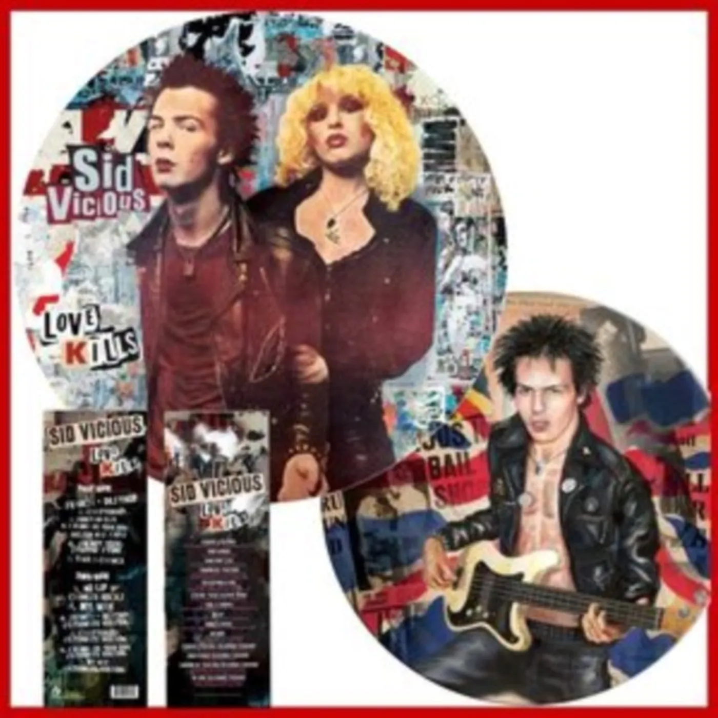 Sid Vicious LP - Love Kills - Picture Disc Viny (Vinyl)