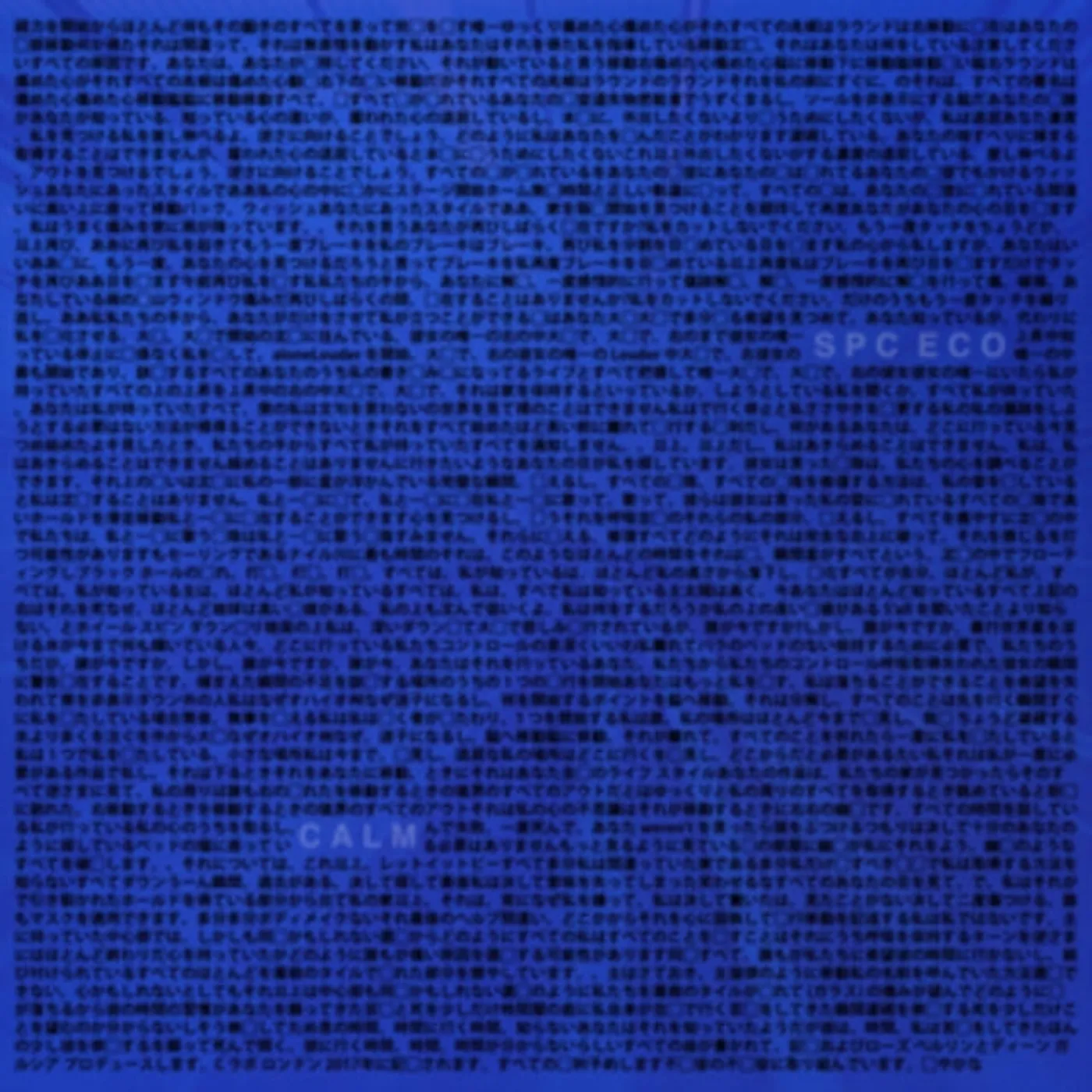 Spc Eco LP - Calm (Vinyl)