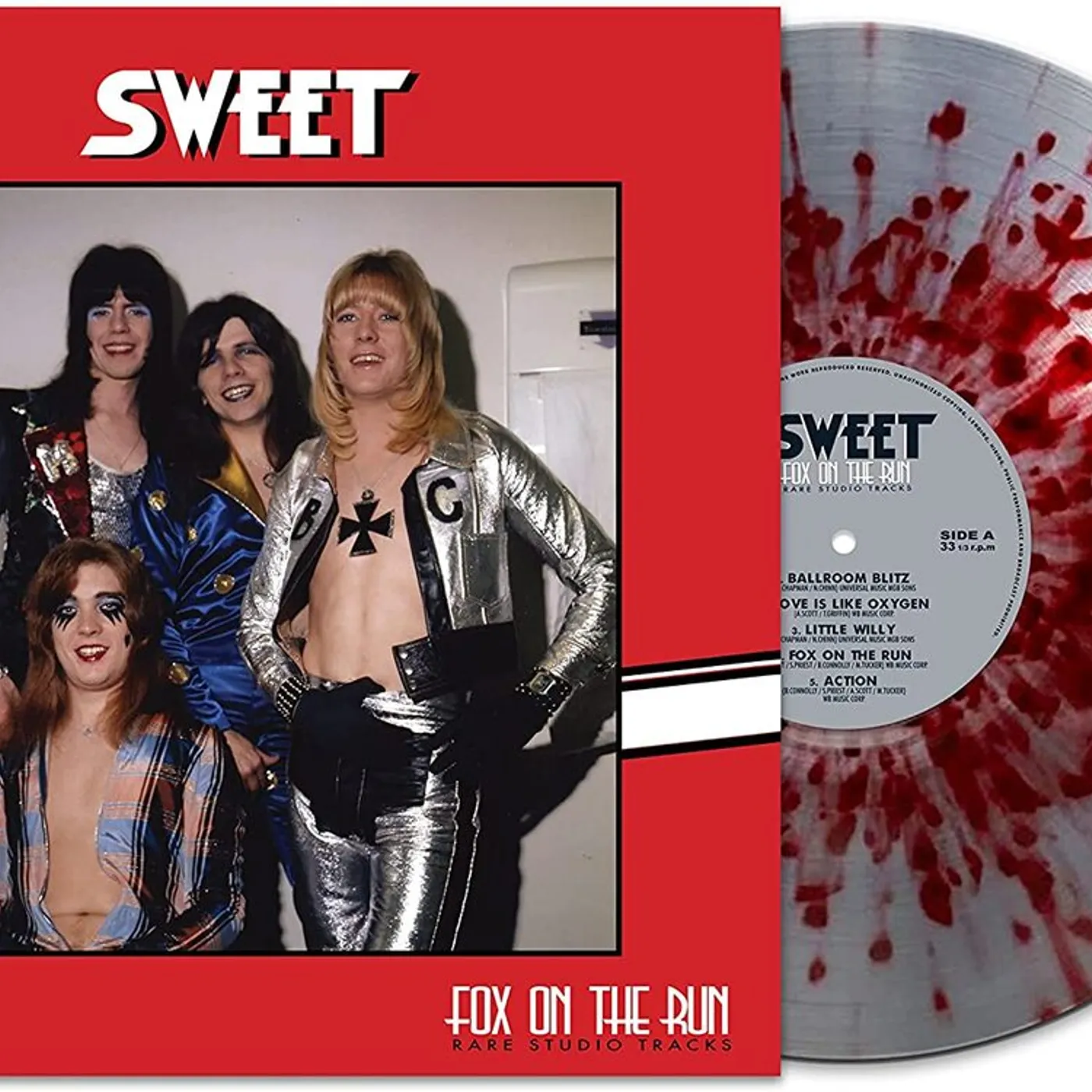 Sweet LP - Fox On The Run - Rare Studio T (Vinyl)