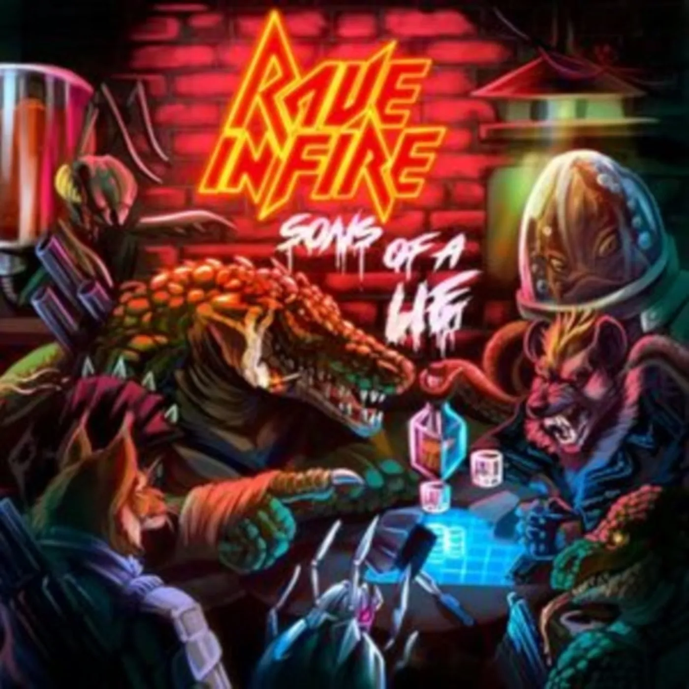 Rave In Fire LP - Sons Of A Lie (Vinyl)