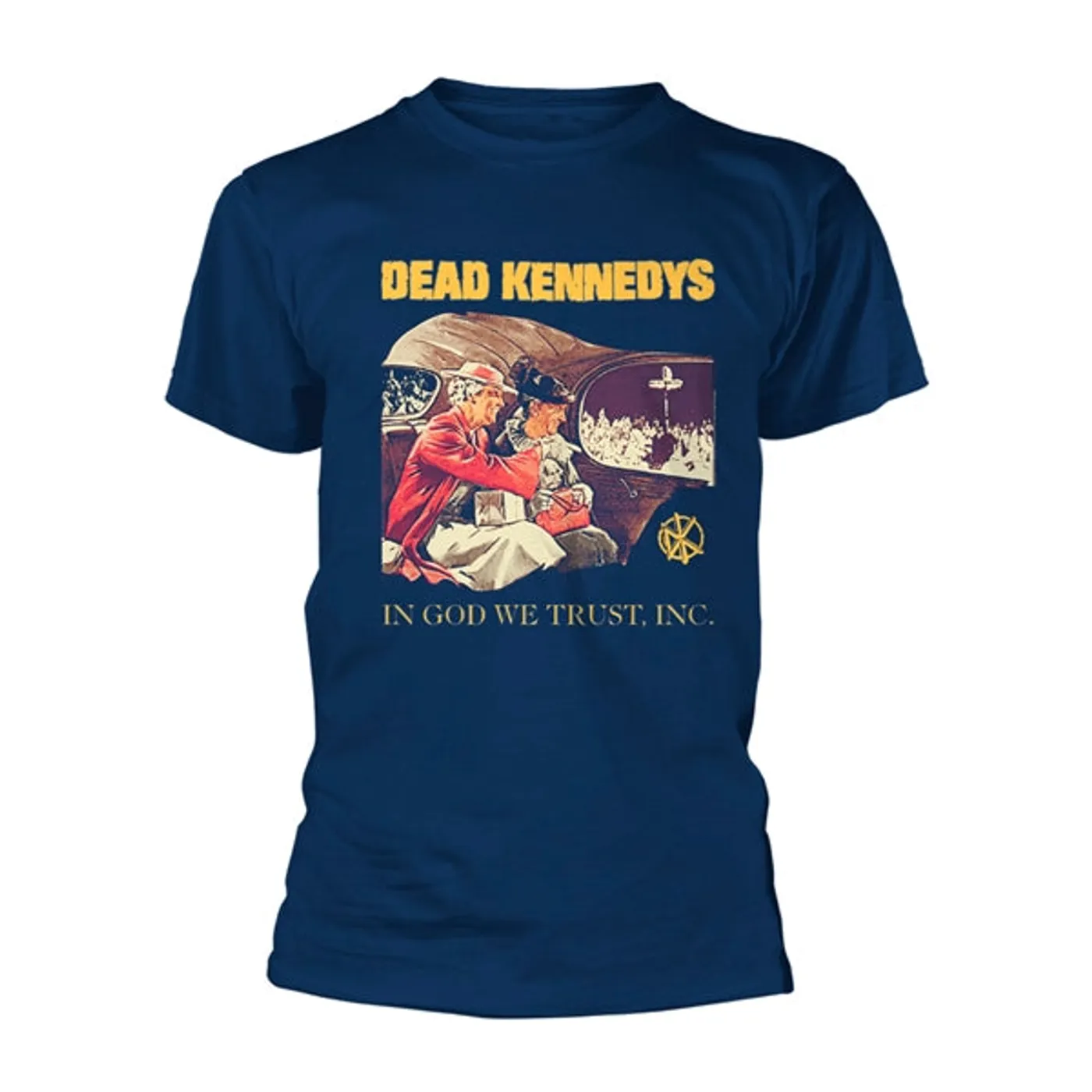 Dead Kennedys T Shirt - In God We Trust (Navy)