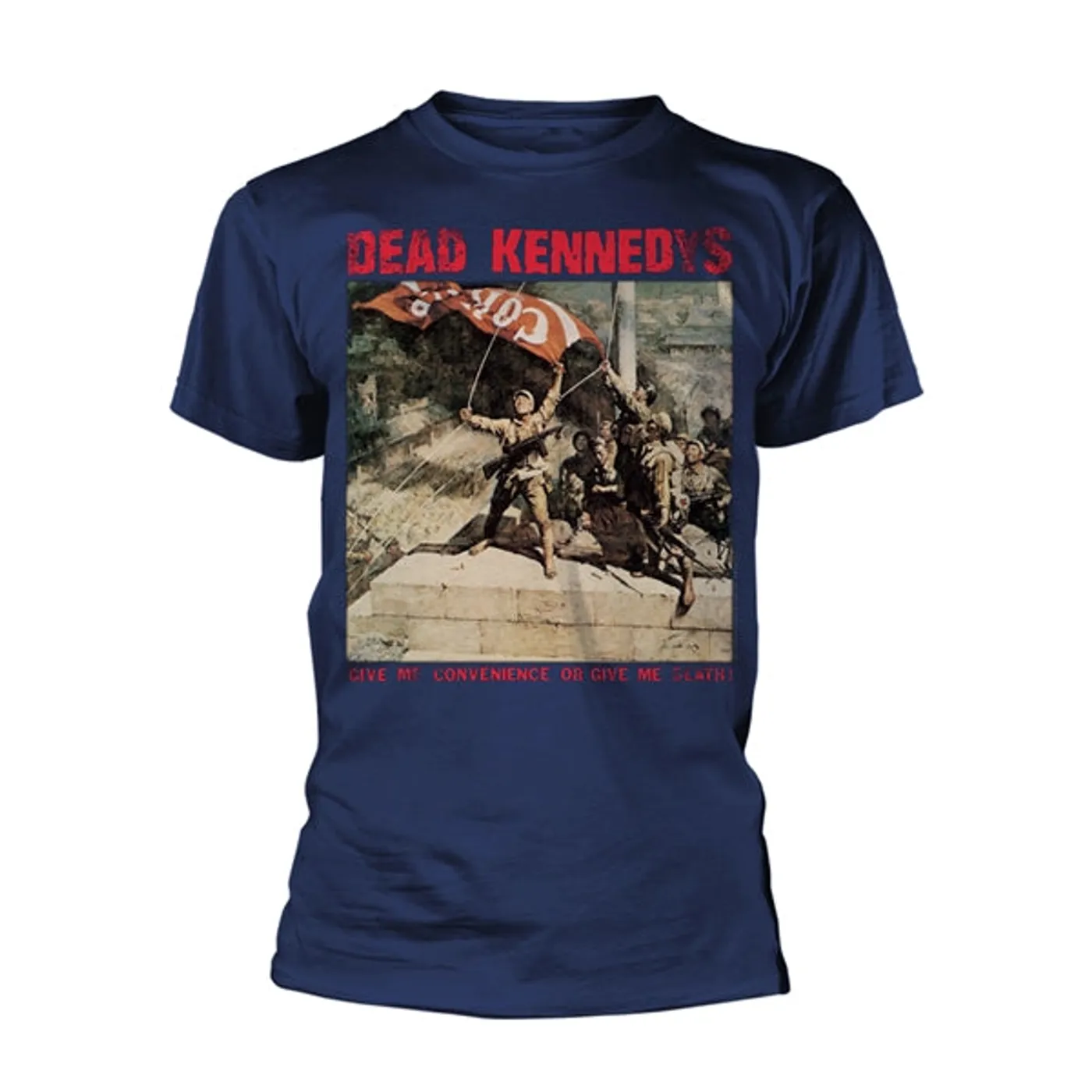 Dead Kennedys T Shirt - Convenience Or Death (Navy)