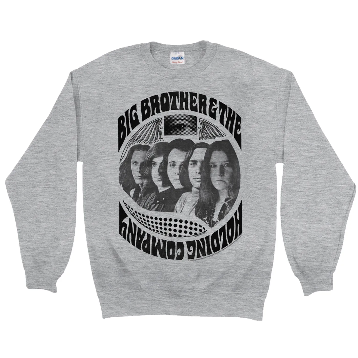 Big Brother and The Holding Co. Sweatshirt | Big Brother & The Holding Company Feat. Janis Joplin 1967 Poster Big Brother and The Holding Co. Sweatshirt