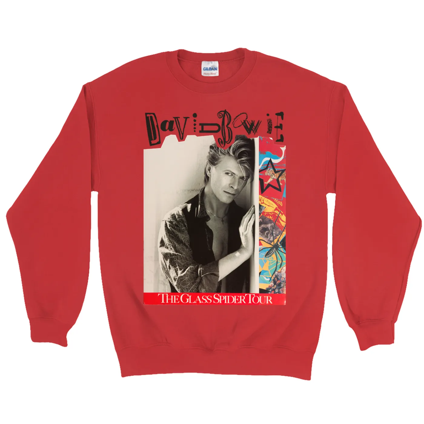 David Bowie Sweatshirt | The Glass Spider Tour Poster David Bowie Sweatshirt