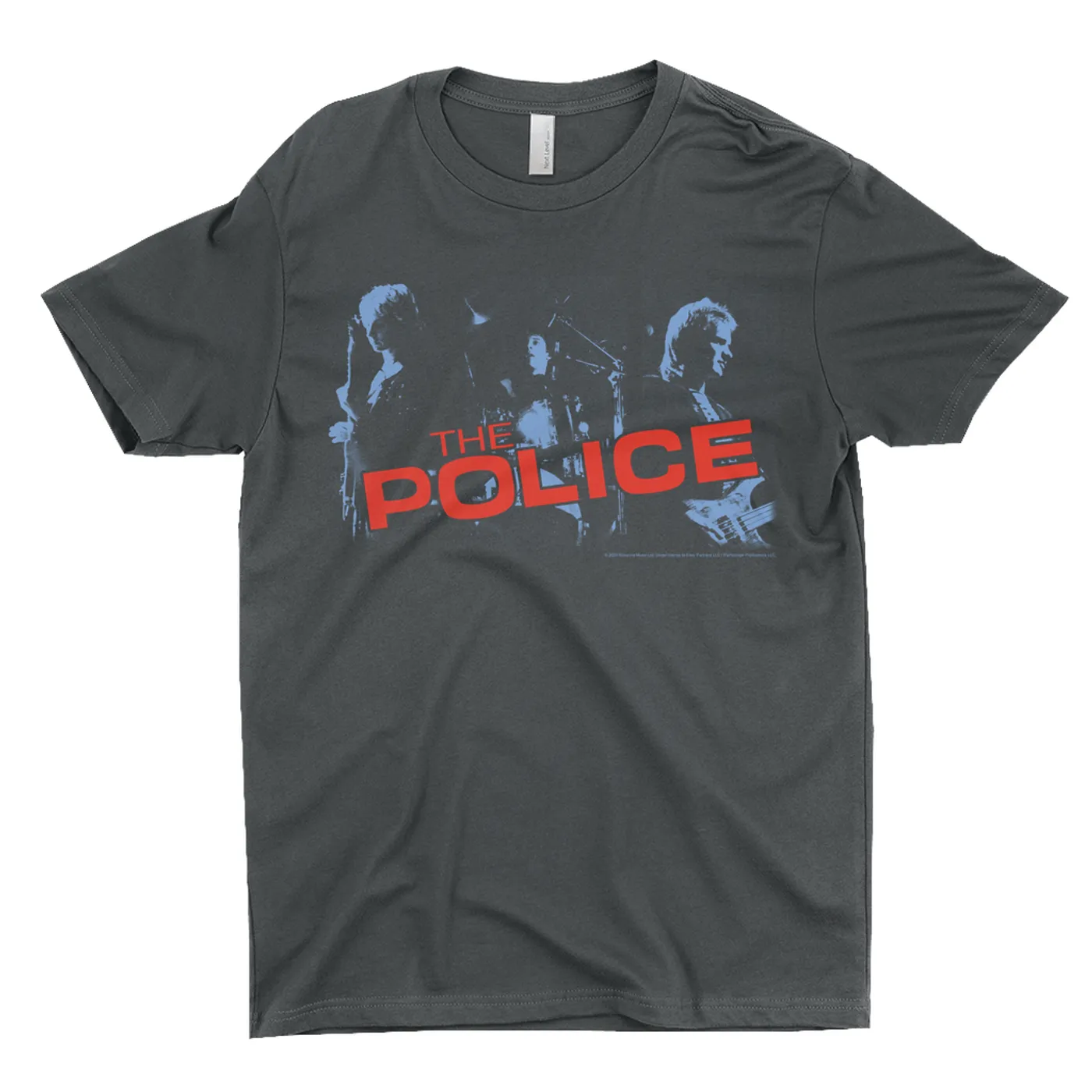 The Police T-Shirt | The Police Band Photo And Logo Red The Police Shirt