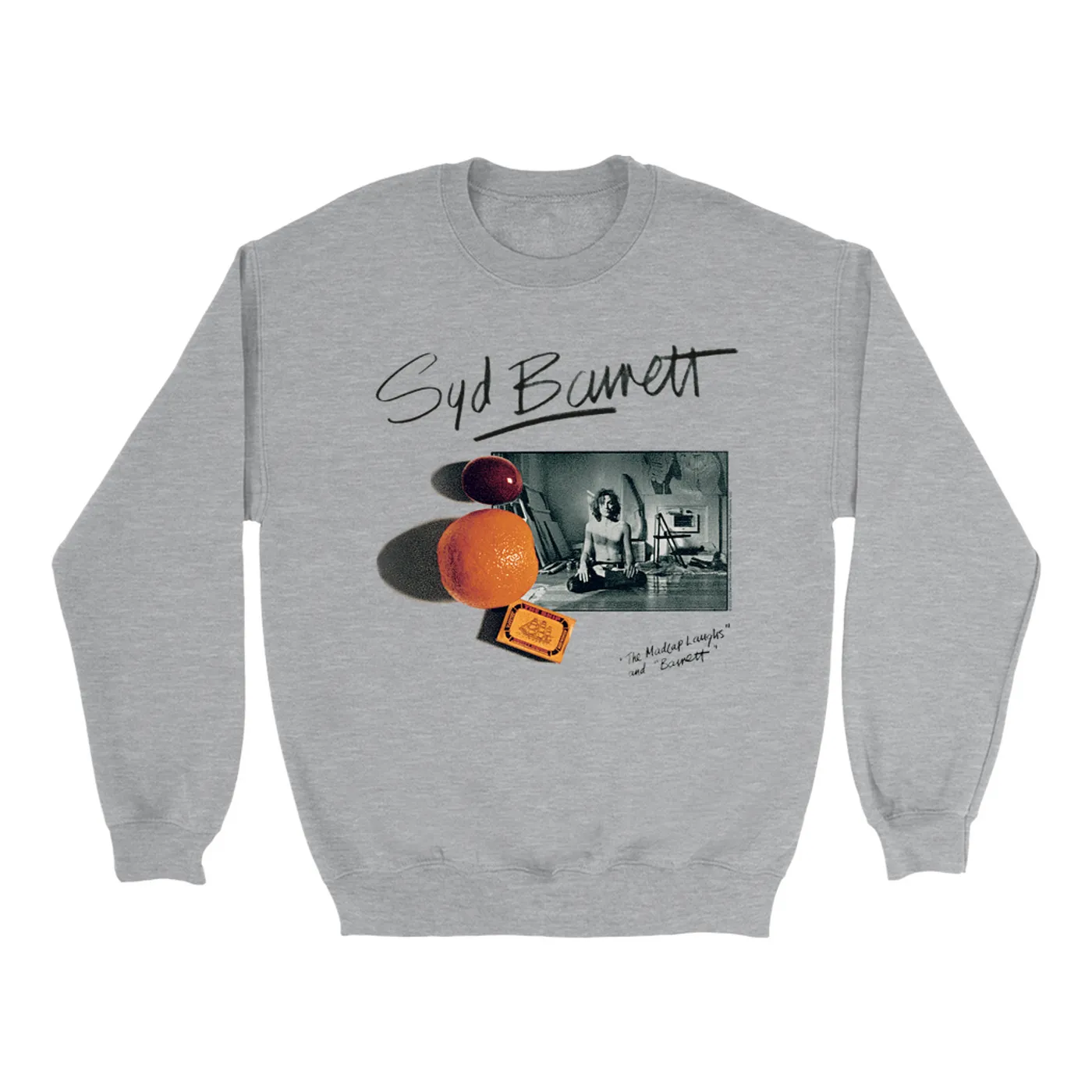 Syd Barrett Sweatshirt | The Madcap Laughs And Barrett Photo Syd Barrett Sweatshirt (Merchbar Exclusive)